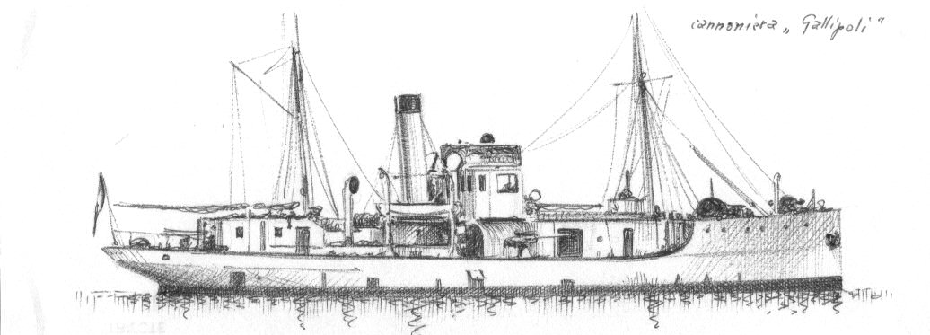 1930 circa - Cannoniera 'Gallipoli'